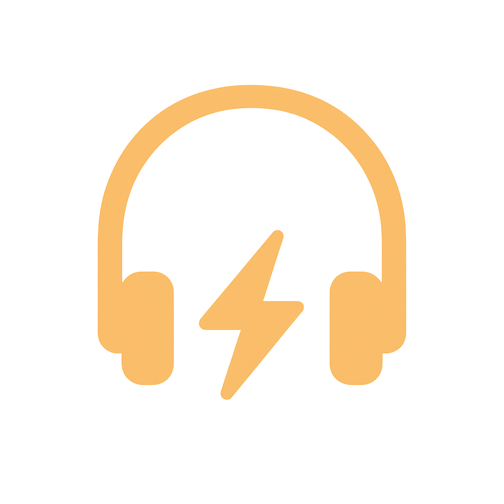 Headphones icon for audio quality